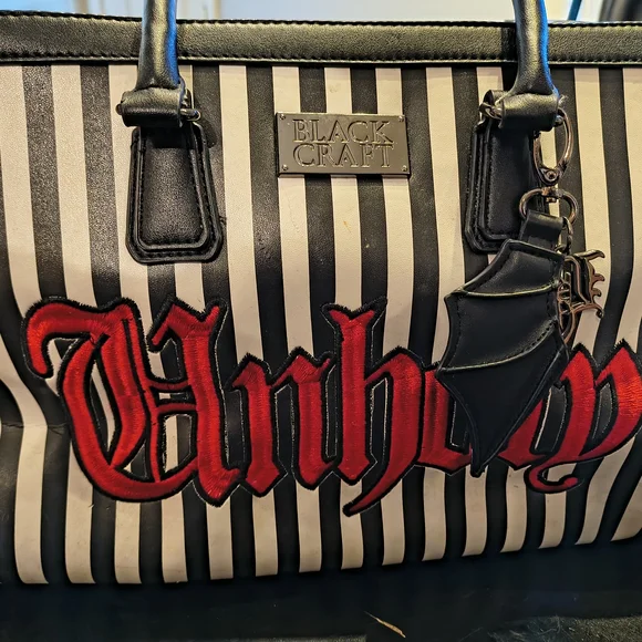BlackCraft Striped Unholy Handbag - Picture 2 of 6